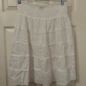 Studio West White Skirt Small Women